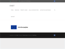 Tablet Screenshot of enbit.pl